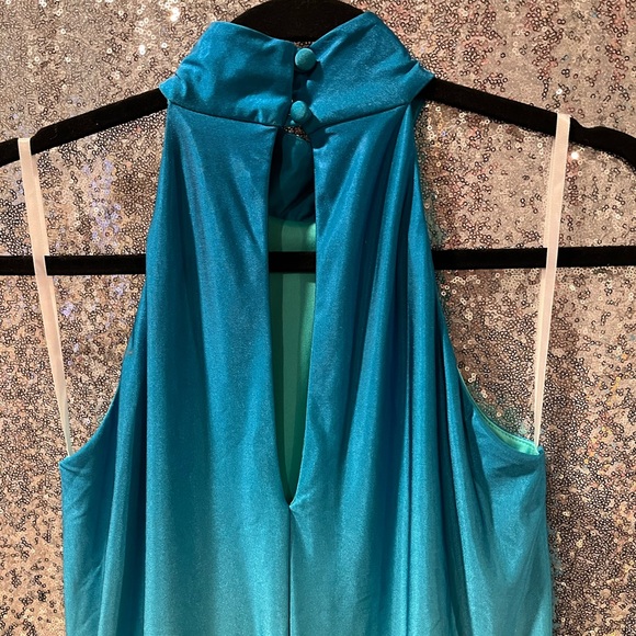 Frederick's of Hollywood Blue Sequin Dress - Picture 6 of 6